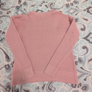 Time and Tru Women's Light Pink Knit Sweater